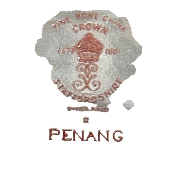 Crown Penang Fine Bone China Vase Est. 1901 Staffordshire England - Picture 7 of 8